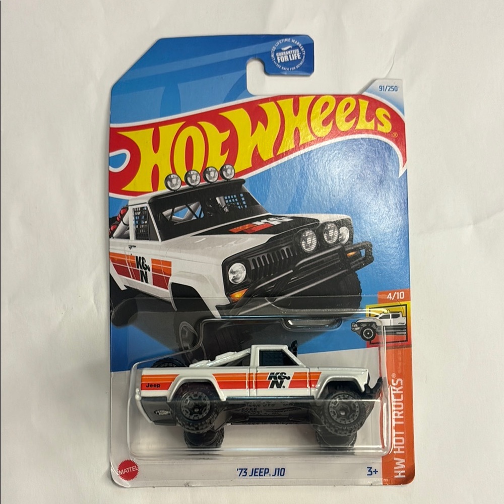 '73 Jeep J10 Toy Truck - White and Black